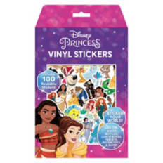 100 Reusable Vinyl Stickers - Disney Princess