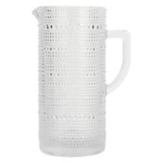 Hobnail Pitcher, Clear