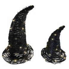2 Piece Pre-Lit Woven Hats