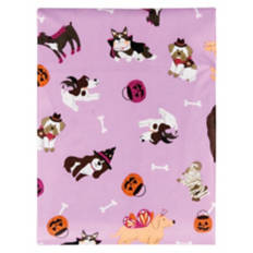 60" X 84" Halloween Vinyl Tablecloth - Dogs