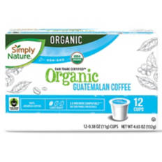 Fair  Trade Organic Guatemalan Light Roast Coffee Pods, 12 count