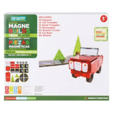 26 Piece Themed Magnetic Tiles - Road Trip