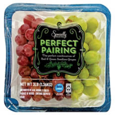 Perfect Pairing Red and Green Grapes, 3 lb