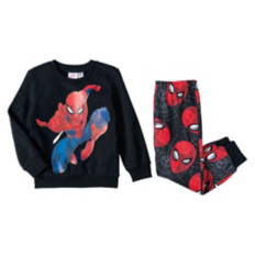 Children's Spiderman Character Sweat Set, XS