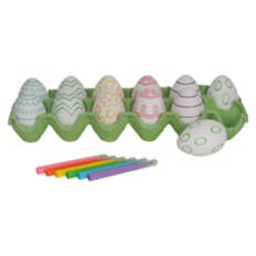 12 Pack Easter Eggs with Markers