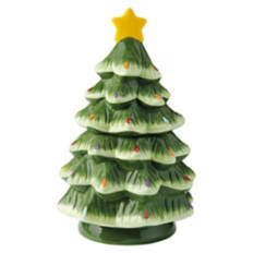 Holiday Cookie Jar - Christmas Green Tree