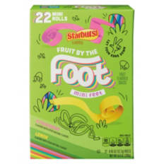 Starburst Fruit By The Foot Mini Rolls, 22 count