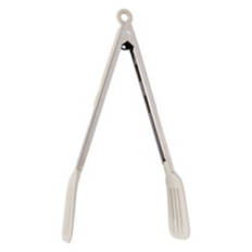 Slotted Silicone Tong, Gray