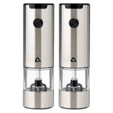 Electric Salt & Pepper Mills, Silver