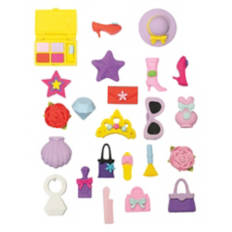 Kids Unique 3D Erasers - Princess, 24 count