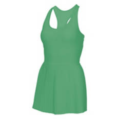 Ladies Premium Sleeveless Athleisure Dress, Green, L