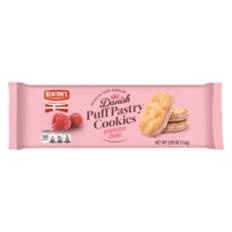 Raspberry Crème Puff Pastry Cookies, 3.95 oz