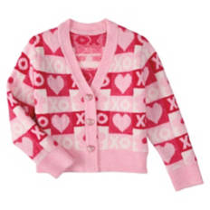 Children's Valentine's Day Sweater - Pink, XS