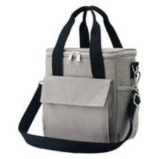 Beverage Cooler Bag - Grey, Holds Up To 12 Cans