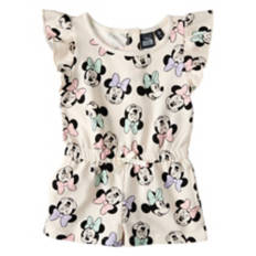 Toddler Girl's Micky & Minnie Character Romper, 2T