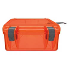 Large Watertight Case with Gear Divider, Orange