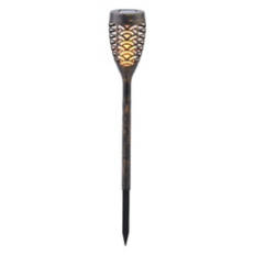 5 Pack Solar Flame Stake, Bronze