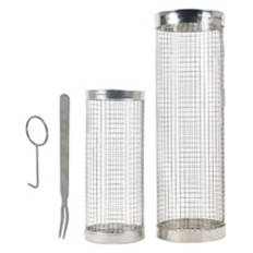2 Pack Rolling Grill Basket