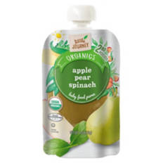 Organic Apple Pear Spinach Baby Food Puree, 4 oz