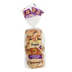 Cinnamon Raisin Bagels, 6 count