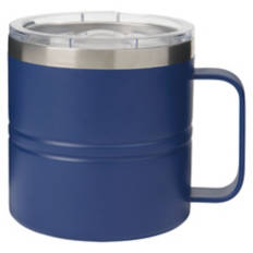 16.5 oz Double Wall Stainless Steel Mug with Lid, Blue