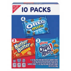 Mini Variety Pack Cookies, 10 count
