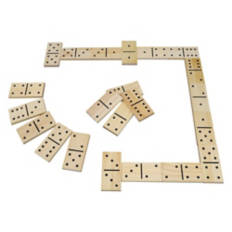 Giant Wooden Dominoes Game Set
