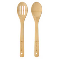 2 Piece Bamboo Kitchen Utensils - Spoon