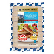 Reduced Fat Uncured Nuremberg Bratwurst, 7 oz