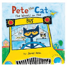 Kid's Board Book - Pete the Cat the Wheels