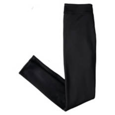 Ladies Fleece Lined Leggings - Black, L