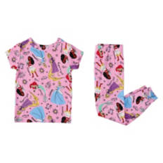 2 Piece Toddler Disney Princess Character Pajama Set, 2T