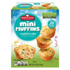 Mini Confetti Cake Muffins, 8.25 oz