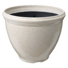 20" Light Weight Planter, White