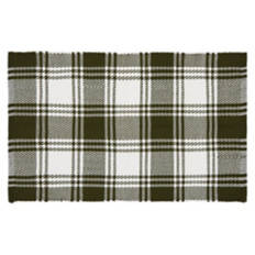 24" x  36" Handwoven Layering Rug - Buffalo Check Olive
