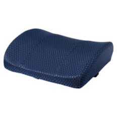 Memory Foam Lumbar Cushion, Navy Blue