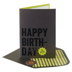 5" x 7" Greeting Card - Matte Black