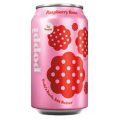 Raspberry Rose Flavor Soda Can, 12 fl oz