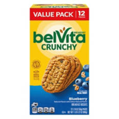 Belvita Blueberry Flavor Whole Grain Biscuits, 12 count