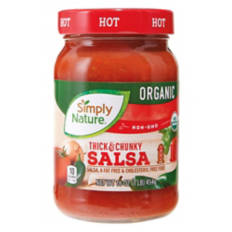 Organic  Salsa Hot, 16 oz
