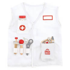 Kids Wooden Roleplay Vest - Doctor