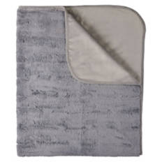 60" x 70" Faux Fur Furniture Cover, Gray
