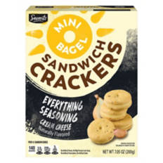 Mini Bagel Sandwich Crackers - Cream Cheese