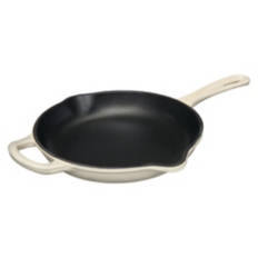 Cast Iron Fry Pan, White
