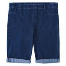 Ladies Bermuda Jegging - Dark Blue, M