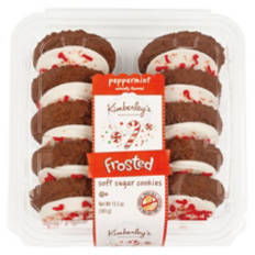 Peppermint Frosted Soft Sugar Cookies, 10 count