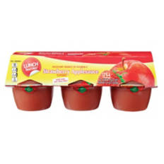 Strawberry  Applesauce Cups, 6 count