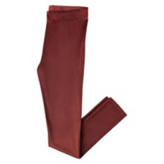 Ladies Ultra Plush Leggings - Red, M