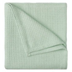 66" x 90" Twin/Twin XL Size Cotton Blanket, Green