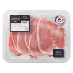 Premium Thin Cut Boneless Center Cut Pork Chops, per lb